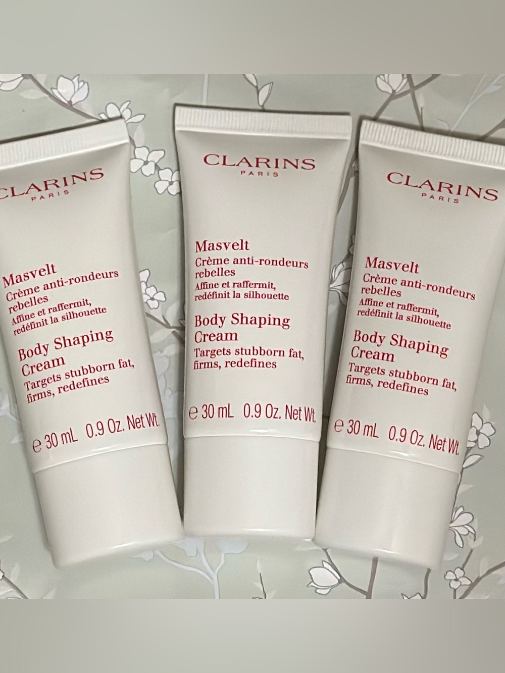 Set of 3 Clarins Masvelt Body Shaping Cream 30ml each NWOB